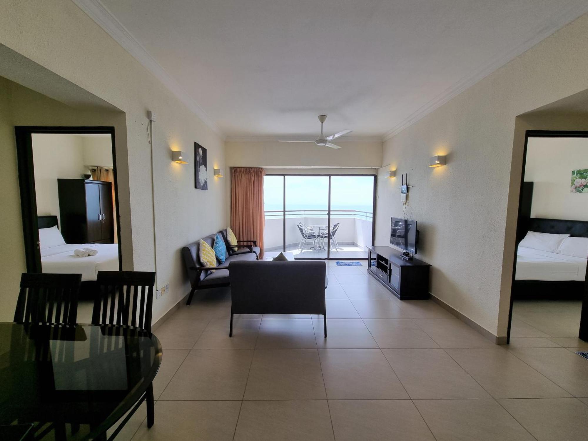 Green Ocean Seaview Apartment Batu Feringgi Dış mekan fotoğraf