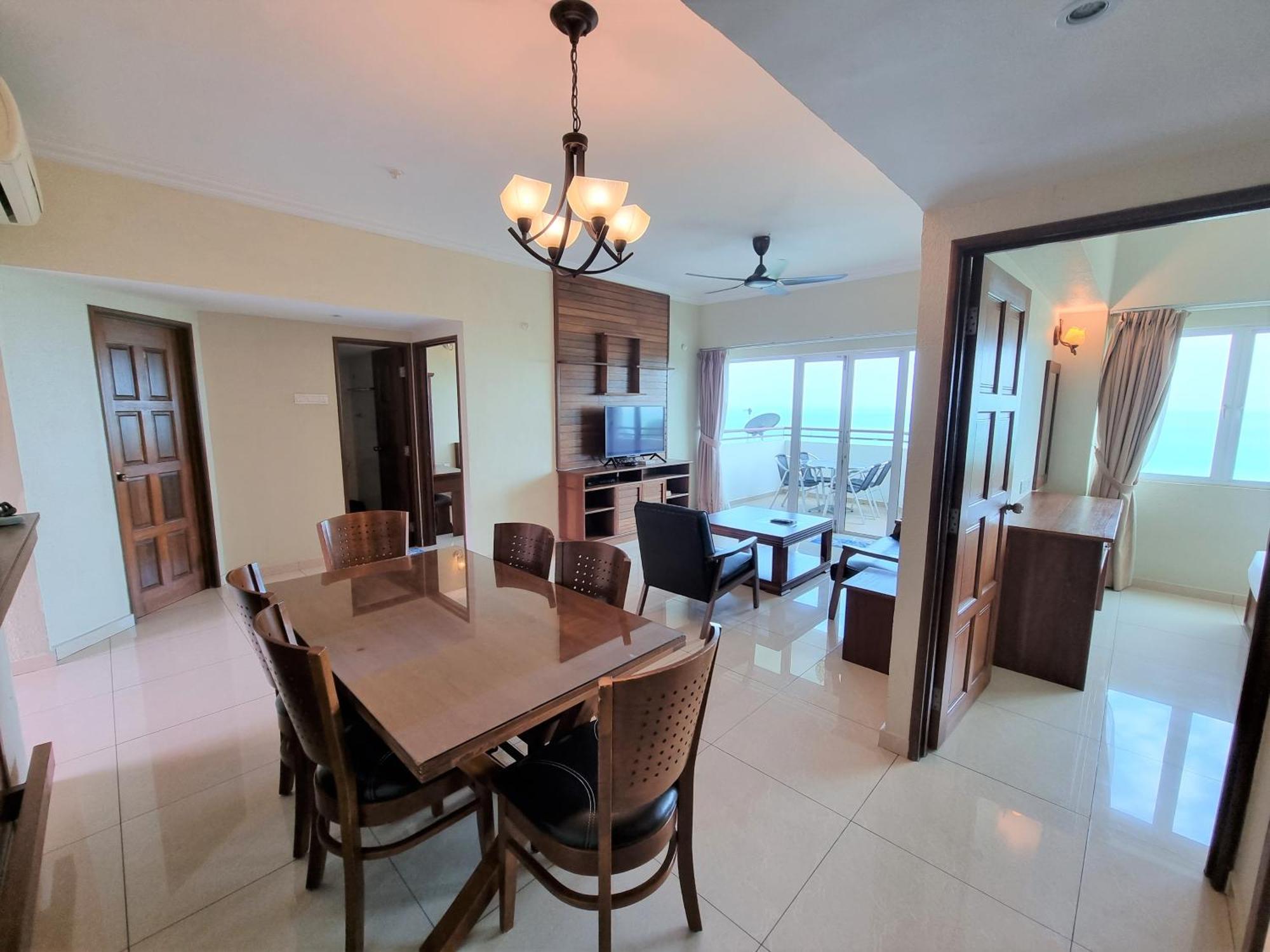 Green Ocean Seaview Apartment Batu Feringgi Dış mekan fotoğraf